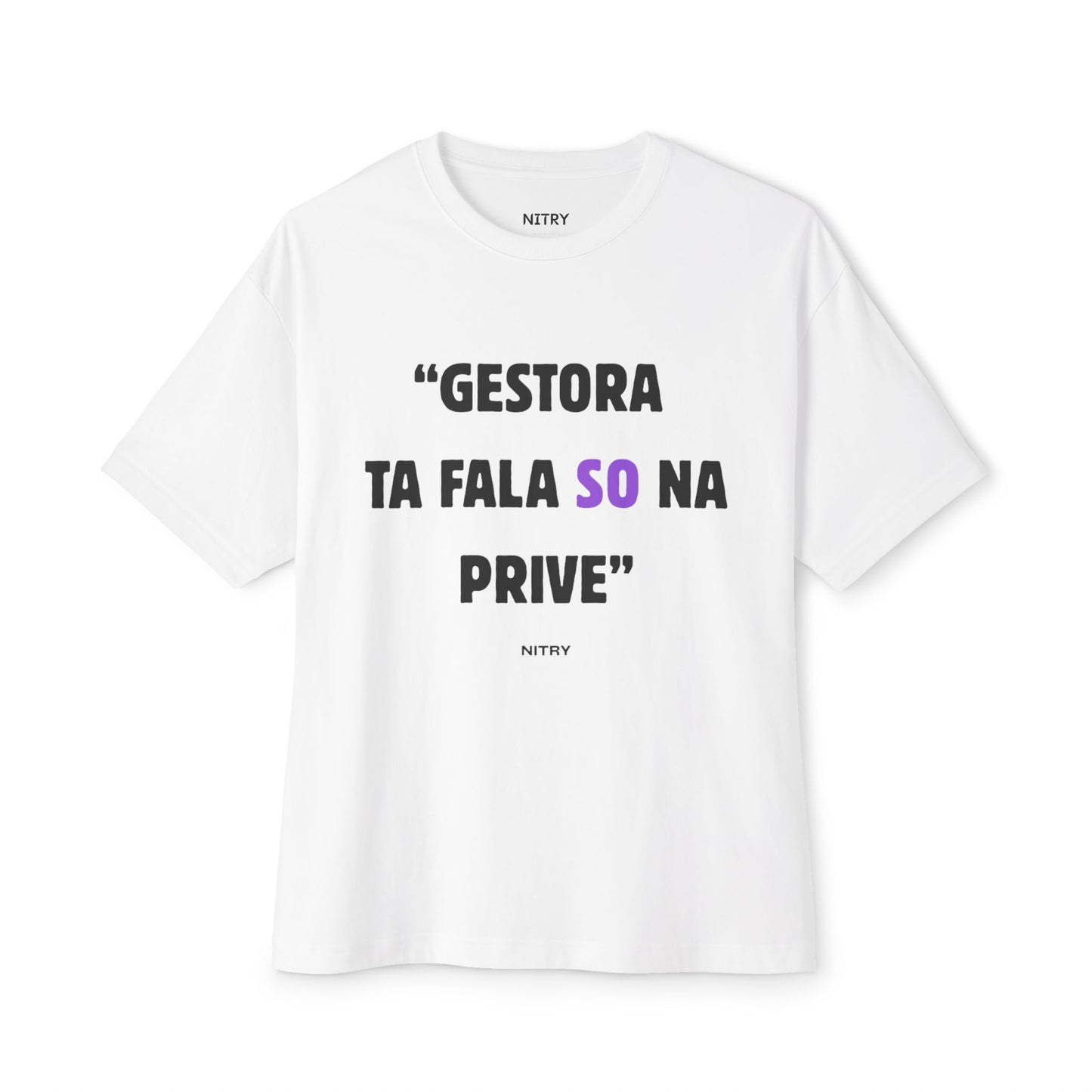 Unisex Oversized Boxy Tee  Shirt -Gestora