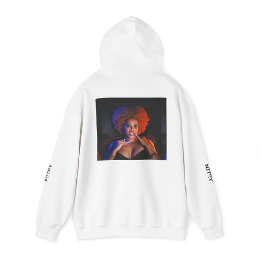 Unisex Hooded Sweatshirt with Artistic Design - Stylish Comfort for Everyday Wear