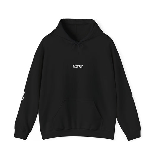 Unisex Hooded Sweatshirt with Artistic Design - Stylish Comfort for Everyday Wear